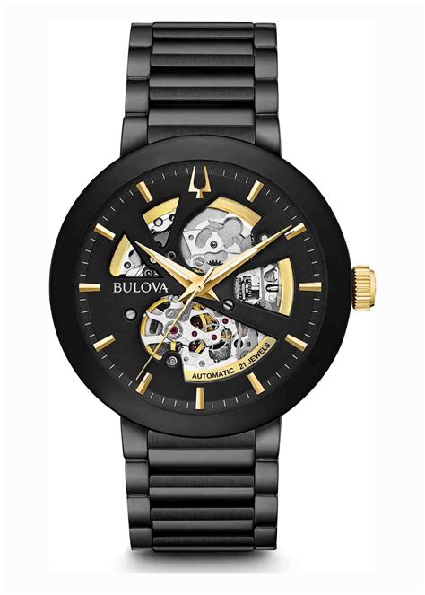 Ng H Bulova Skeleton Automatic A Smile Watch