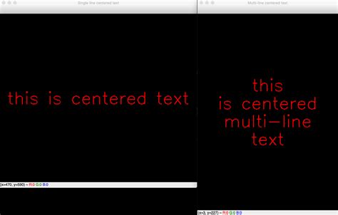 Any Interest In Convenience Functions For Centering Text · Issue