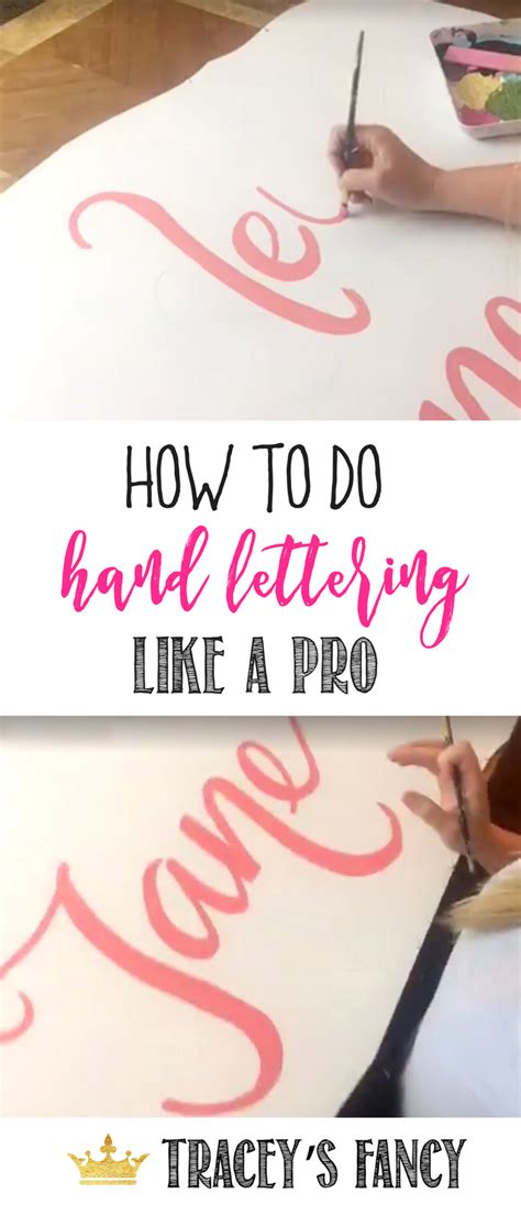 How To Do Handlettering Like A Pro Make Your Own Handwritten Phrases