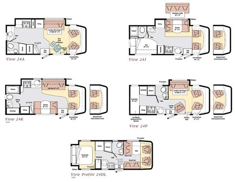 Some places have restrictions on the length of motorhomes, you'll need to have a look at these best small motorhomes for #2. Winnebago View class C motorhome floorplans | Rv floor ...