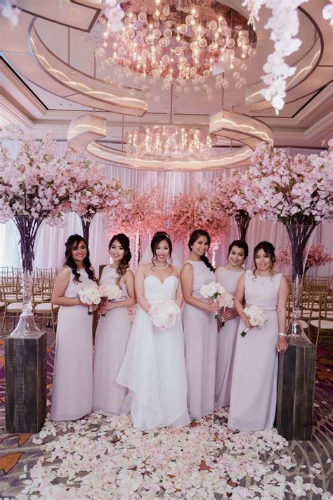 By sending these out ahead of formal invitations, you give people the opportunity to make basic arrangements well in advance—which may spare them some headaches later. Pretty in Pink Cherry Blossom Wedding at Waldorf Astoria ...