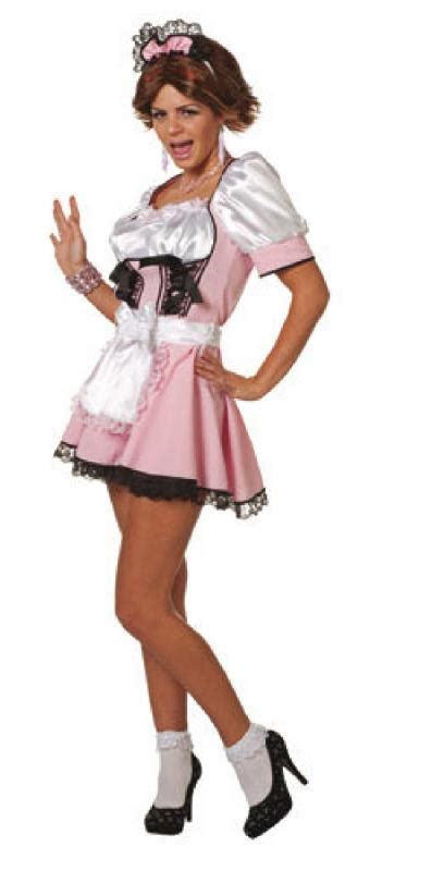 Zimmermädchen Hausmädchen Kostüm Kleid French Maid Dienstmädchen
