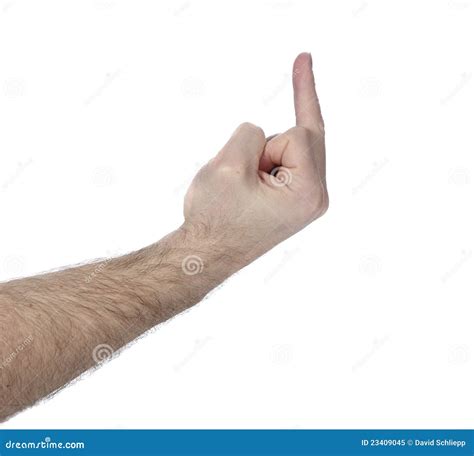 Flipping The Bird Stock Image Image Of Gesture Frustration 23409045