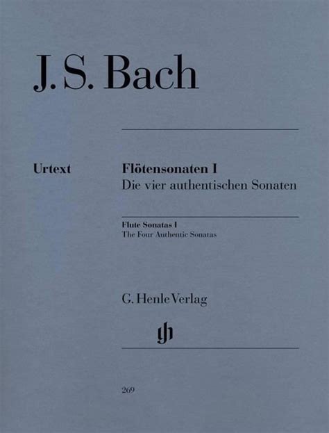 Sonaten 1 Bwv103010321034 Und 1035 Johann Sebastian Bach