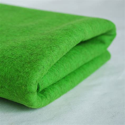 100 Wool Felt Fabric Approx 1mm Thick Mottled Green