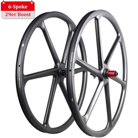 Six Spoke Mtb Carbon Wheelset Inch Spokes Carbon Wheels Er Mountain Wheels Tubeless