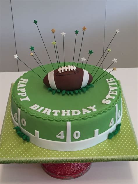 This football cake was a good fit for my nephew's birthday as all were so excited about football so i normally prefer a easy cake.recently i started exploring different designs of kids birthday cake and. American football cake | Football birthday cake, Football themed cakes, Birthday cake kids