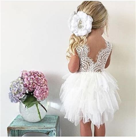 ropita hermoso vestido blanco encaje sueve moda para niña 400 00 en mercado libre