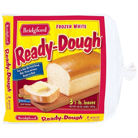 Bridgford® Ready Dough® White Loaves 3 Ct Bag