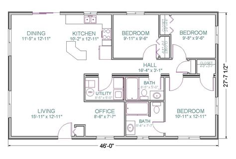 Open Concept Floor Plans For Ranch Style Homes Floorplansclick
