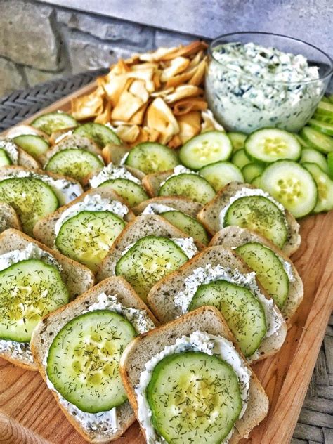 Cream Cheese Cucumber Sandwiches The Tipsy Housewife Recipes