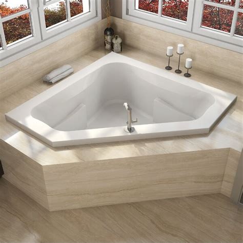 The result is a targ JACUZZI® Signature® 60" x 60" Corner Whirlpool Acrylic ...