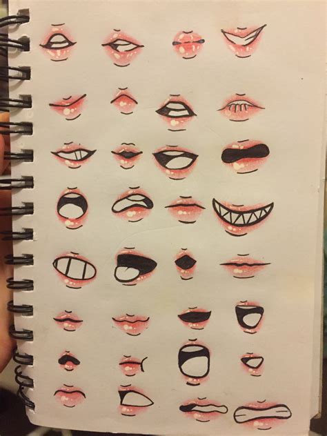 How To Draw Anime Girl Mouth Step By Step Wikidraw