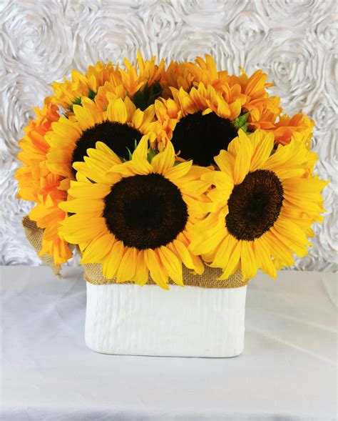 Sunflower Arrangement In Marina Del Rey Ca Heathers Flowers