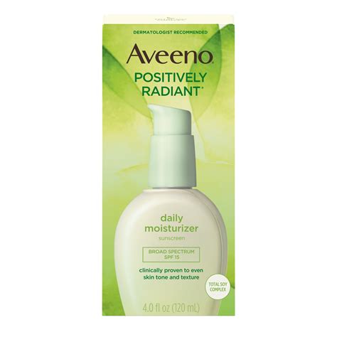 Aveeno Positively Radiant Daily Face Moisturizer Spf 15 Skin Care 4