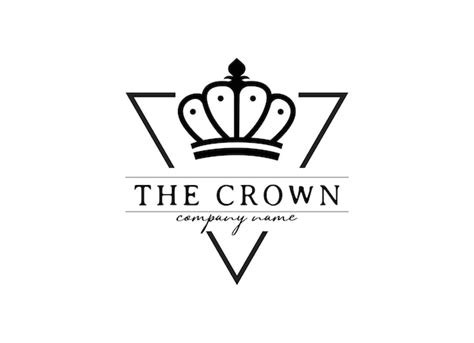 Premium Vector Vintage Crown Logo Royal King Queen Abstract Logo