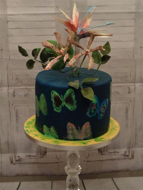 Butterflies Cake Decorated Cake By Artistic Cakes Malta Cakesdecor