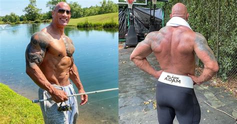 Dwayne The Rock Johnson Shows Off Heroic Physique In Final Week Of