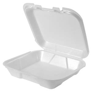 Unlike harder plastics, polystyrene contains a chemical used in the production process called styrene that is metabolized after ingestion and contaminates the food chain, including humans who. Small Snap It Foam Hinged Dinner Container