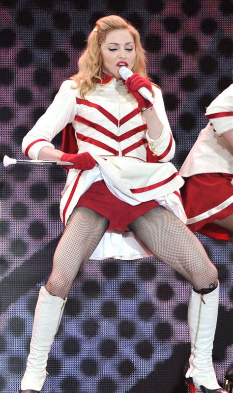 Madonna Nearly Naked She Flashes Her Bum While Dressed As A