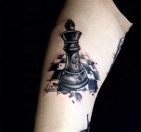 50 Chess Pieces Tattoos Designs 2019 King Queen Board