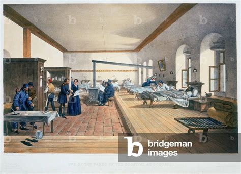 Hospitals Hospital Ward Scutari Crimea 1856 By