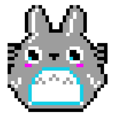 My Neighbour Totoro 24 By 24 Pixel Art Clip Art Library