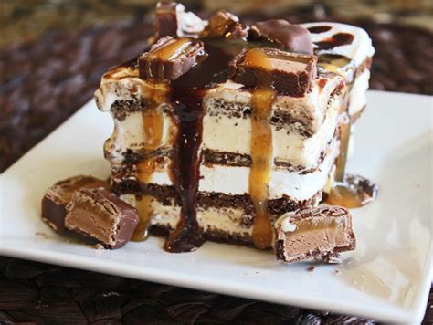 It takes 10 minutes tops to prepare this cool ice cream sandwich cake, but it tastes like you spent a lot of time creating it. Ice Cream Sandwich Dessert Recipe 3 | Just A Pinch Recipes