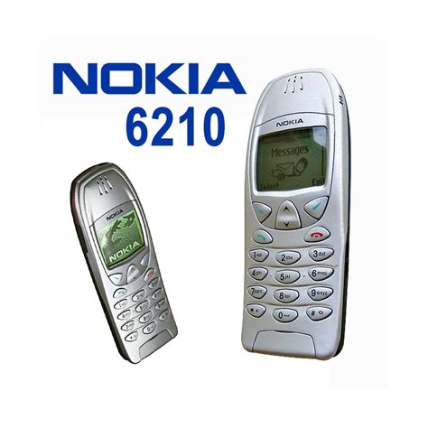 Telefono Cellulare Nokia 6210 Silver Argento Grigio Gsm 2g 2000 Top Quality