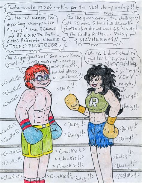 Boxing Chuckie Vs Daisy Mayhem 1 By Jose Ramiro On Deviantart