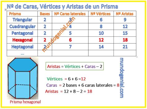Propiedades Del Prisma Cuadrangular Caras Vértices Y Aristas