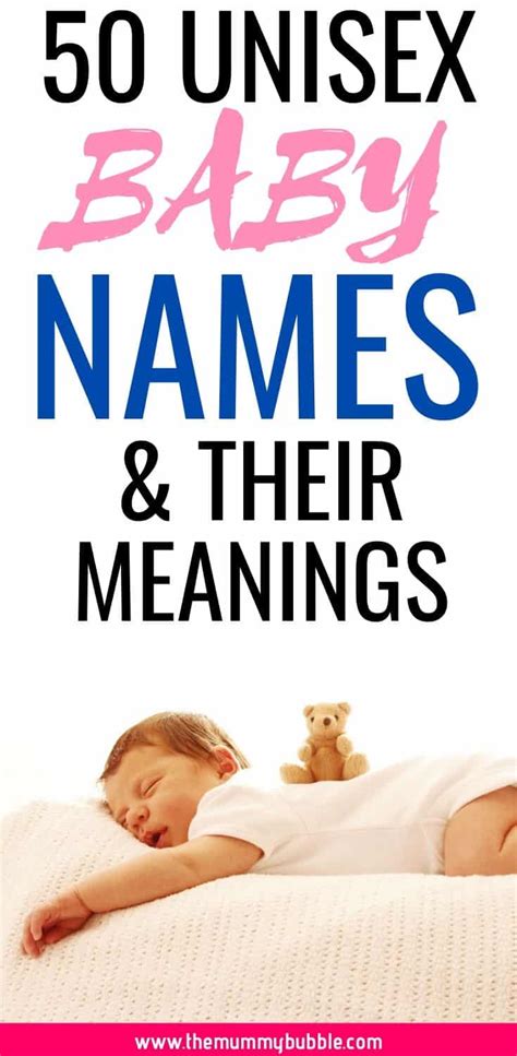 250 Best Unisex Names Gender Neutral Names Youll Love The Mummy Bubble