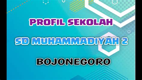 Profil Sekolah Youtube