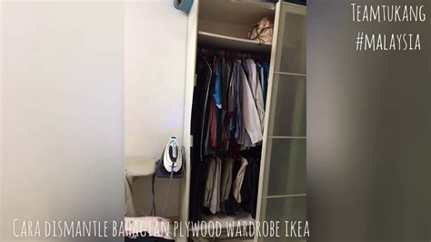 Interior accessories that help you organize inside your wardrobe are sold separately. Cara buang paku wardrobe IKEA #Malaysia - YouTube