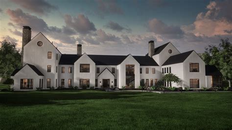 Architectural Design Renderings Farmhouse Exterior Austin By