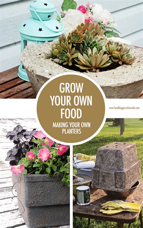 Shop bed bath and beyond canada for incredible savings on artificial outdoor plants & flowers you won't want to miss. How To Make Hypertufa Pots and Faux Stone Planters | Food ...