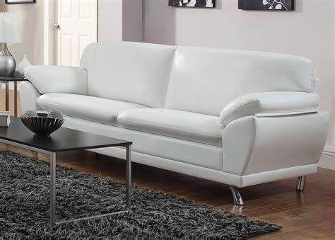 Do You Dare To Furnish Your Small Space With 2018 White Leather Sofas