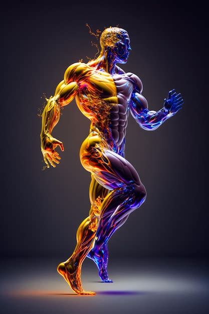 Premium Photo Image Of Human Body In Motion Generative Ai