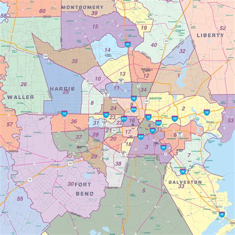 Houston Map Zip Codes Northwest