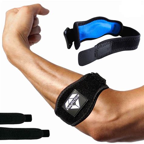 Buy Tennis Elbow Brace 2 2 Pack With Compression Pad By PlayActive