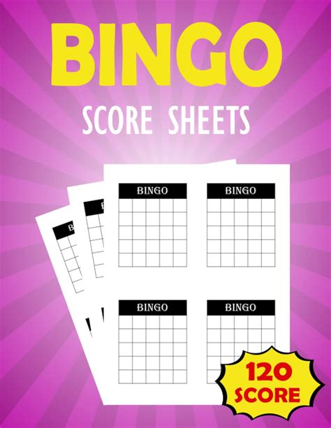 Buy Bingo Score Sheets Blank Bingo Cards Bingo Paper Cards Sheets