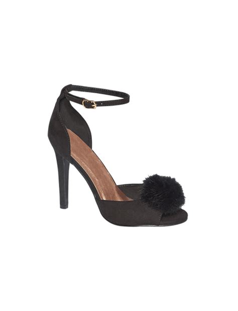 Pom pom stiletto heeled sandal for R299.99 | Heels, Sandals heels, Stiletto heels