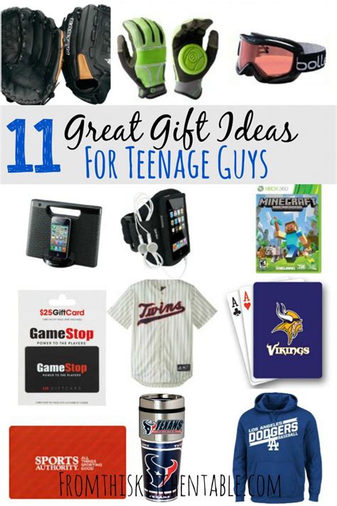 Cool gifts for teenage guys australia. Gift Ideas for Teenage Boys - From This Kitchen Table