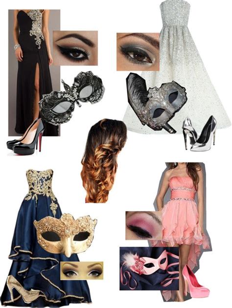Masquerade Ball By Cristencarol Liked On Polyvore Masquerade Party