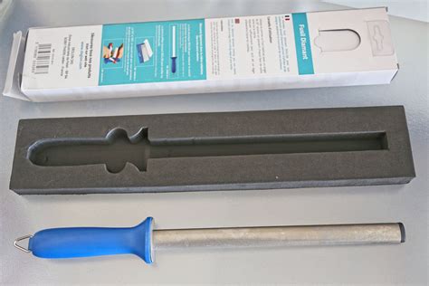 deglon oval diamond steel knife sharpener 10 inch sharp knife