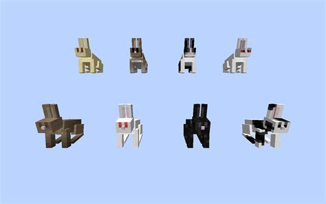 Fileall Rabbit Skins 18pre1png Official Minecraft Wiki