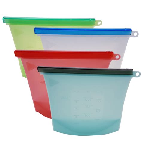 Reusable Silicone Food Storage Bags Everythings Peachy