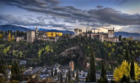 Alhambra Desde El Albaicín Granada Spain A Photo On