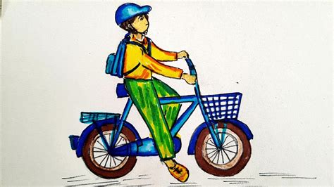 Top 53 Hình ảnh Tranh Vẽ Người đi Xe đạp Vừa Cập Nhật Hometrainer