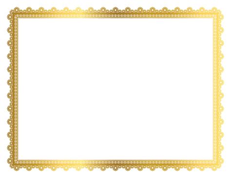 Gold Border Png Picture 2226808 Gold Border Png